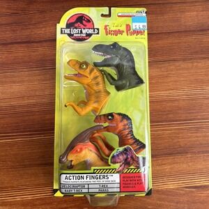The Lost World Jurassic Park Finger Puppets Action Fingers Sealed 1997